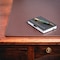 Dacasso Chocolate Brown Leather 34" x 20" Desk Mat without Rails PR-3412 - alternate 3